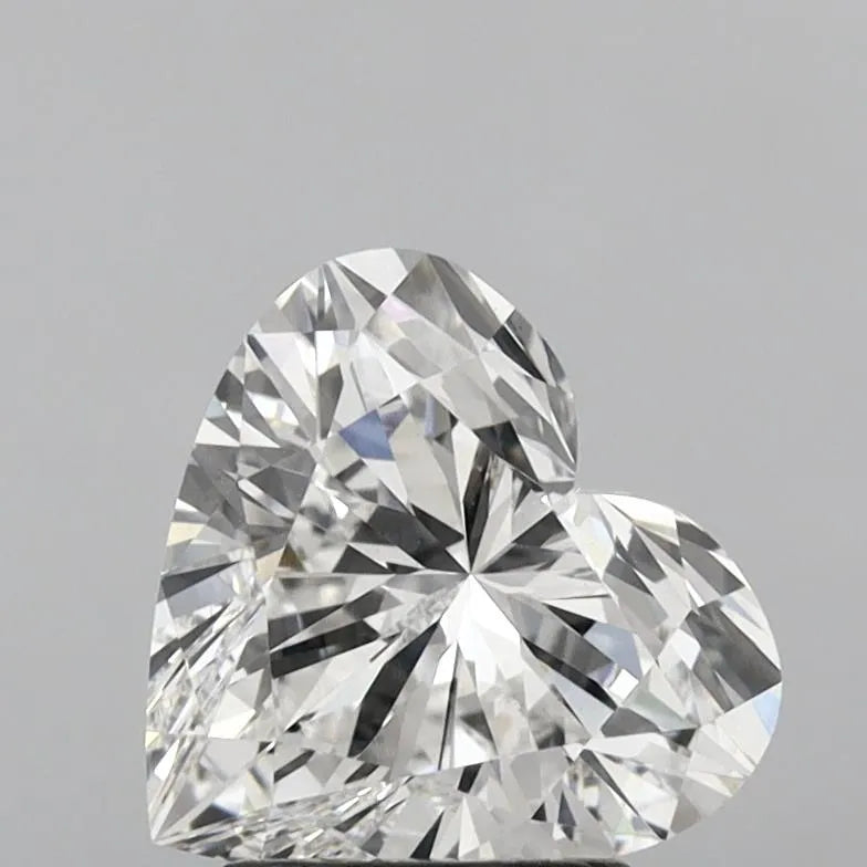 2.54ct Heart Lab Grown Diamond (Colour E, Clarity VS1, IGI Certified)