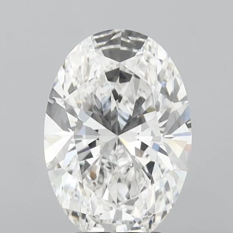 3.00ct Oval Lab Grown Diamond (Colour E, Clarity VS1, IGI Certified)