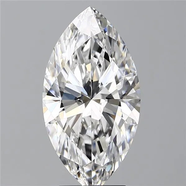 3.87ct Marquise Lab Grown Diamond (Colour D, Clarity VVS2, IGI Certified)