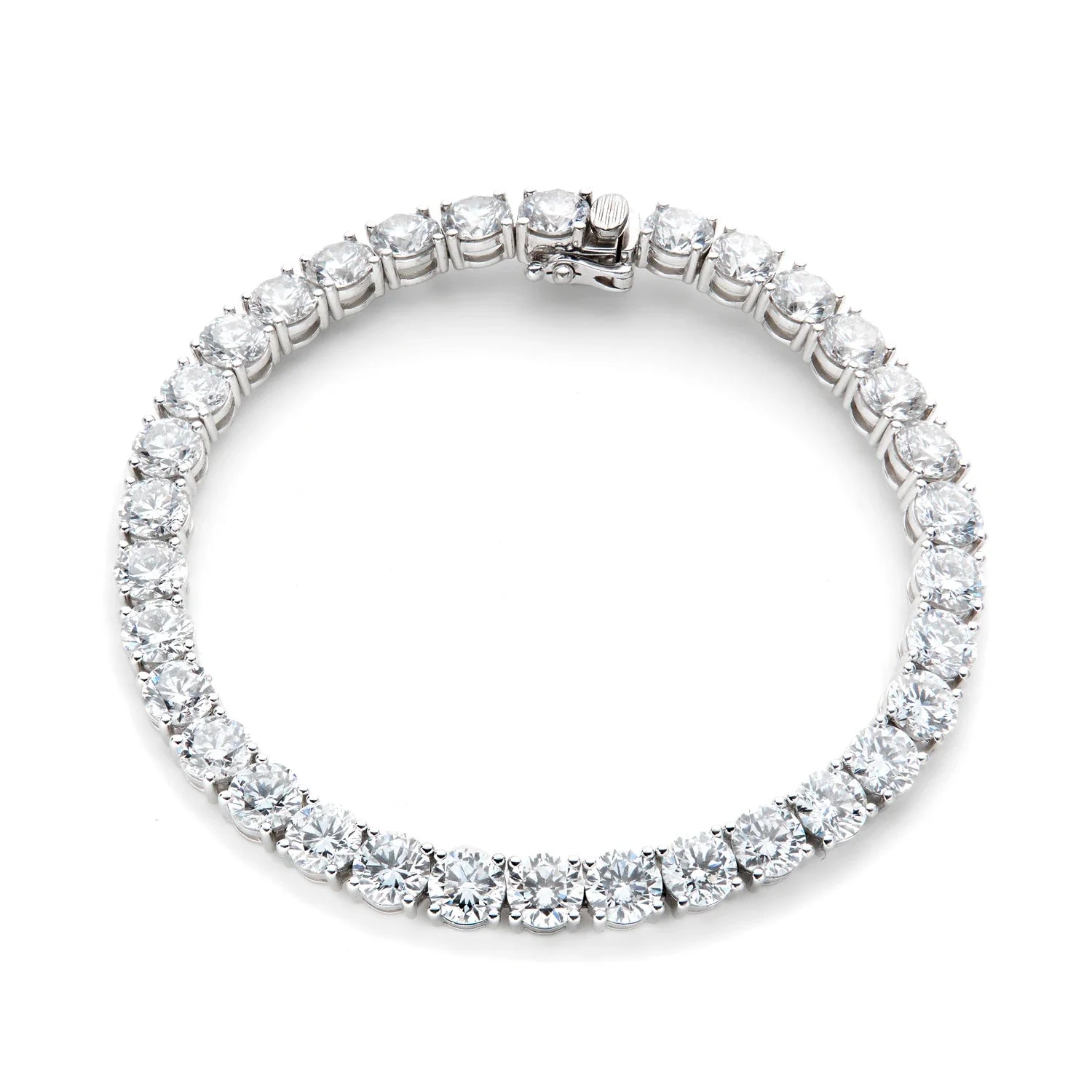 Diamond Tennis Bracelet 4ct E/F VS/VVS in 18ct White Gold