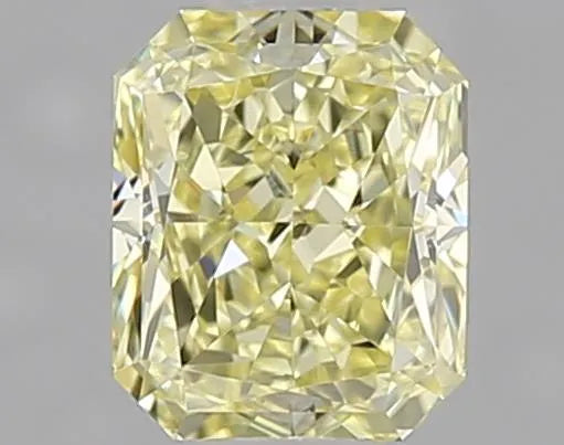 0.50ct Radiant Natural Diamond (Colour Fancy Light Yellow, Clarity IF, GIA Certified)