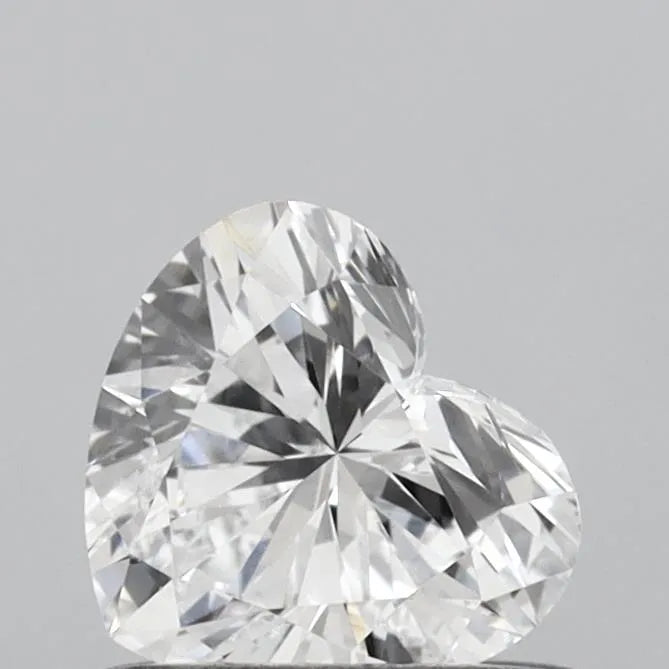 0.53ct Heart Lab Grown Diamond (Colour D, Clarity SI1, IGI Certified)