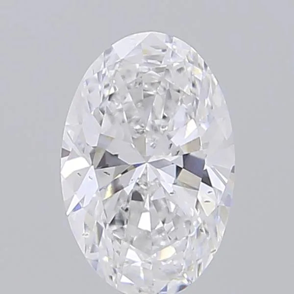 0.54ct Oval Lab Grown Diamond (Colour D, Clarity VS2, IGI Certified)