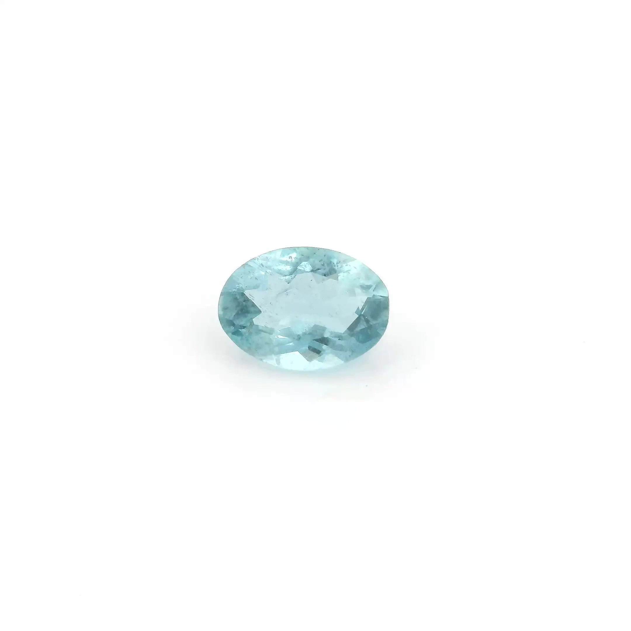 0.56ct Oval Natural Aquamarine (Colour Blue, Clarity Eye Clean, Cut Faceted)