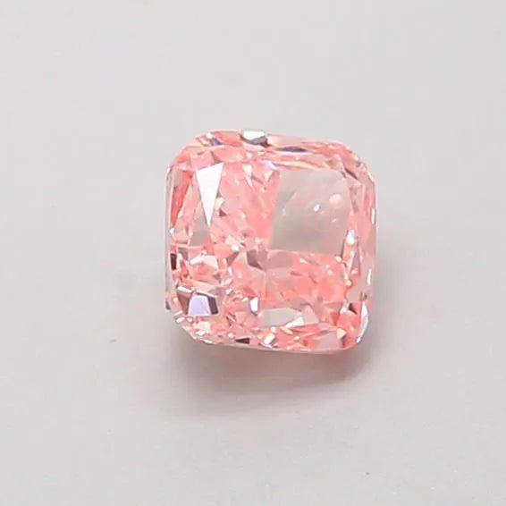 0.61ct Cushion modified Lab Grown Diamond (Colour Fancy Intense Pink, Clarity VVS2, IGI Certified)