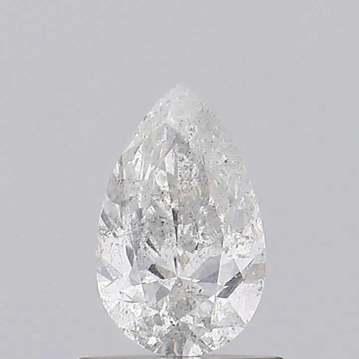 0.70ct Pear Natural Diamond (Colour G, Clarity I1, Cut GD, IGI Certified)