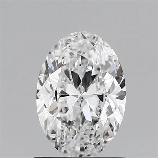 0.80ct Oval Natural Diamond (Colour D, Clarity SI1, GIA Certified)