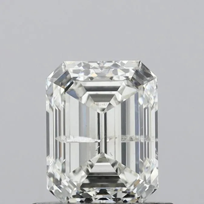0.90ct Emerald Natural Diamond (Colour H, Clarity SI2, Cut VG, IGI Certified)