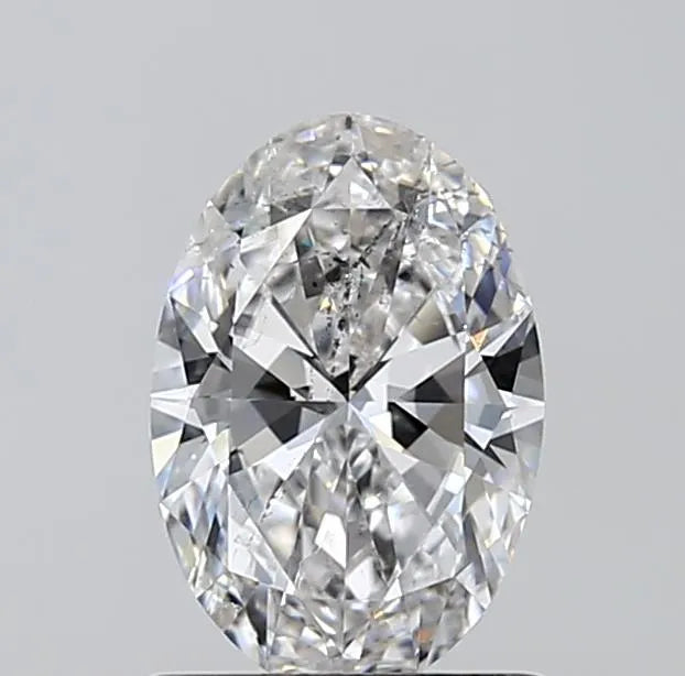 0.90ct Oval Natural Diamond (Colour E, Clarity SI2, Cut VG, IGI Certified)