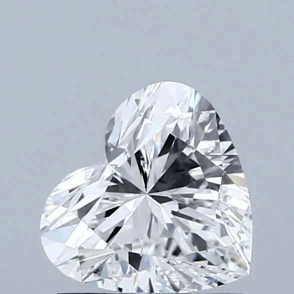 1.01ct Heart Lab Grown Diamond (Colour D, Clarity VVS2, IGI Certified)