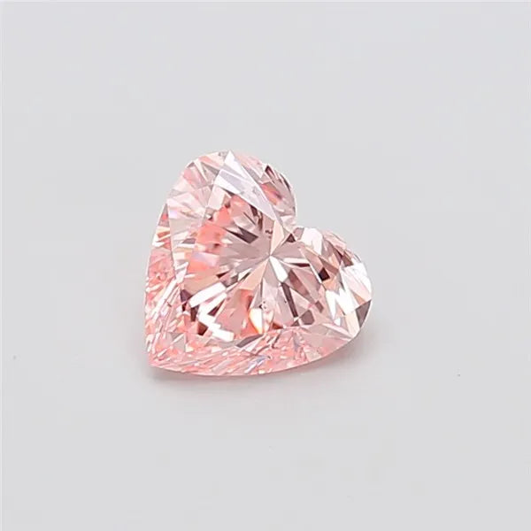 1.01ct Heart Lab Grown Diamond (Colour Fancy Intense Pink, Clarity VS2, IGI Certified)
