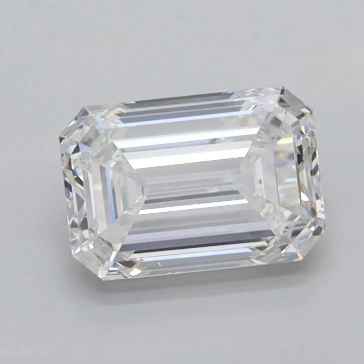 1.02ct Emerald Lab Grown Diamond (Colour F, Clarity FL, IGI Certified)