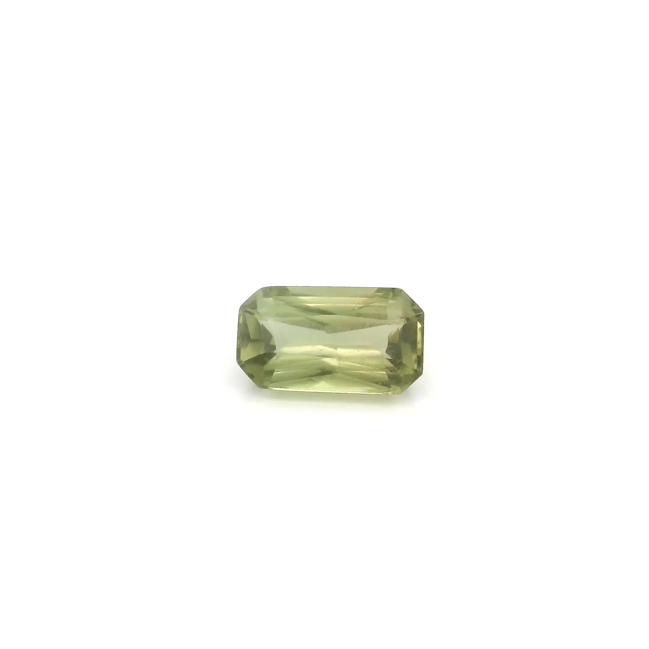 1.02ct Octagonal Natural Sapphire (Colour Green, Clarity Eye Clean, Cut Faceted)