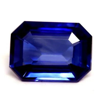 1.08ct Emerald Natural Sapphire (Colour Blue, Clarity Slightly Included, Cut Faceted)