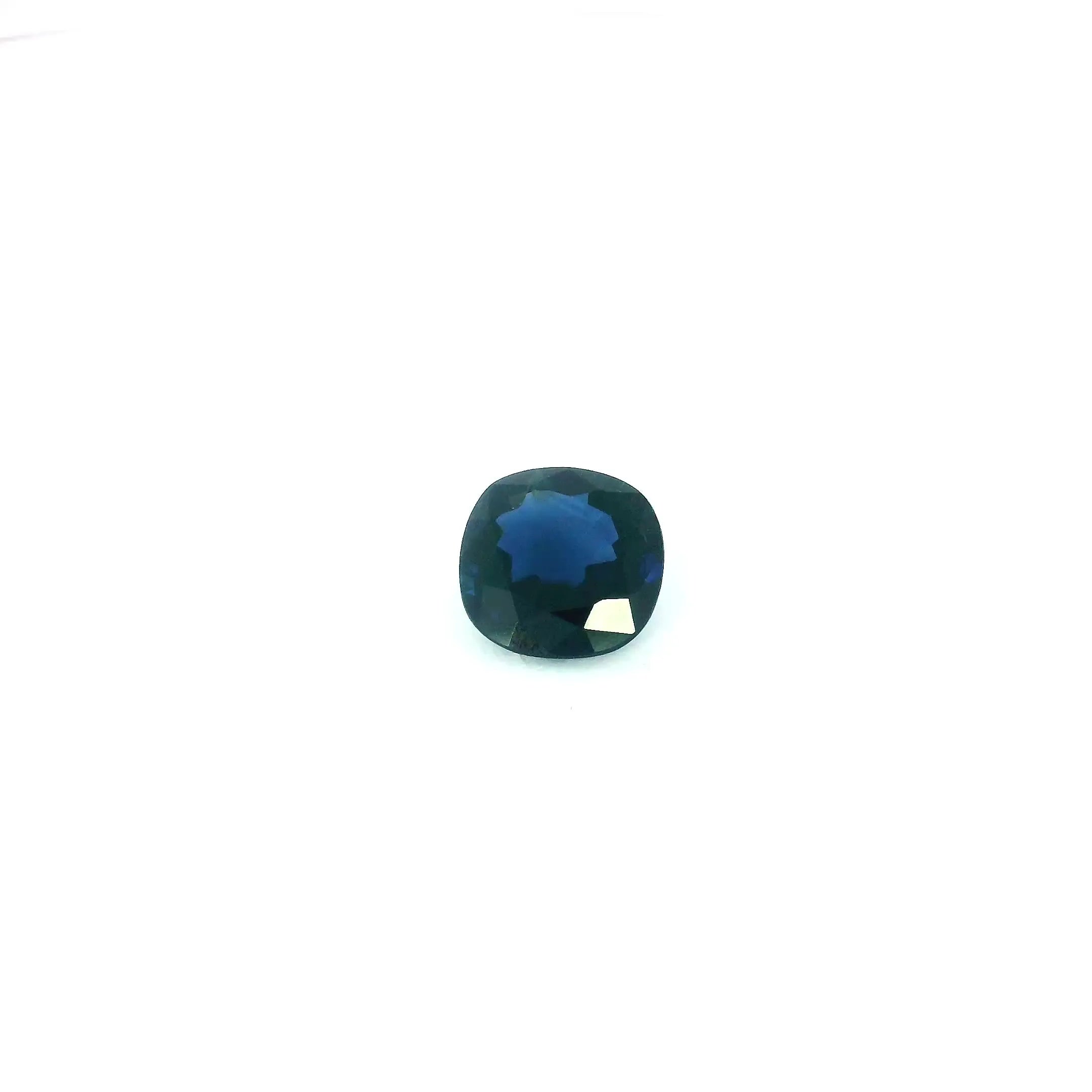 1.26ct Cushion Natural Sapphire (Colour Blue, Clarity Slightly Included, Cut Faceted)