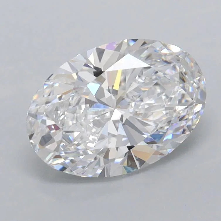 1.30ct Oval Lab Grown Diamond (Colour D, Clarity FL, IGI Certified)