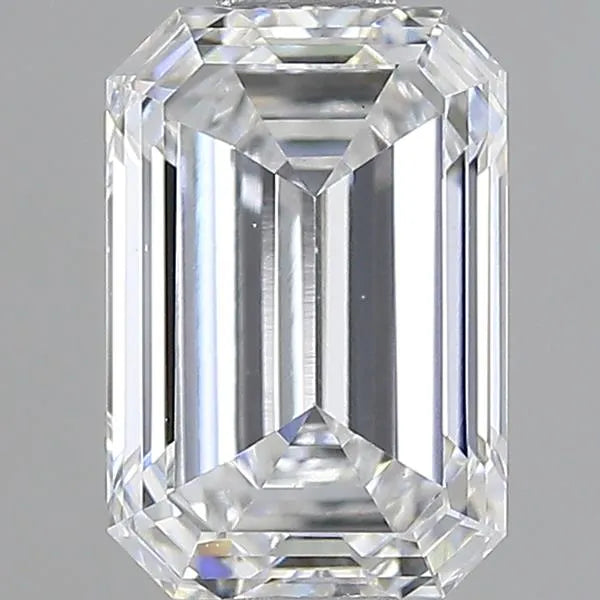 1.33ct Emerald Lab Grown Diamond (Colour D, Clarity VS2, IGI Certified)