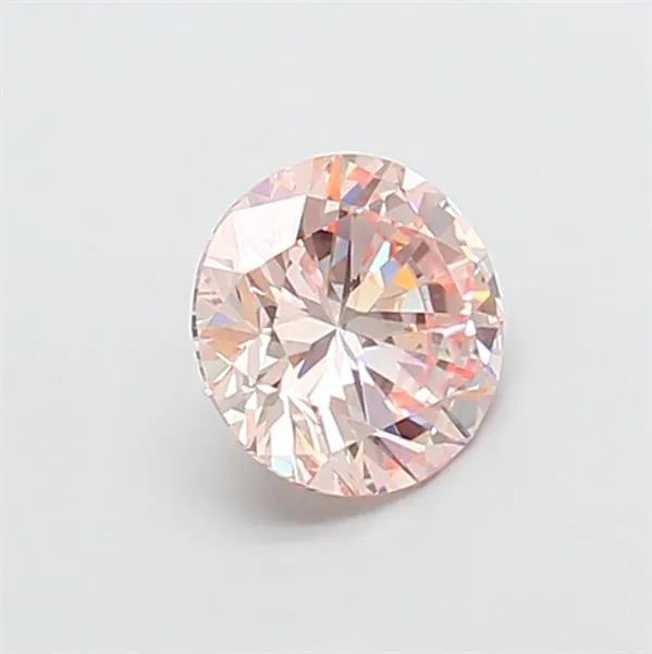1.36ct Round Lab Grown Diamond (Colour Fancy Light Pink, Clarity VS2, Cut VG, IGI Certified)