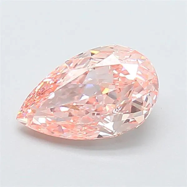 1.41ct Pear Lab Grown Diamond (Colour Fancy Vivid Pink, Clarity VS1, IGI Certified)