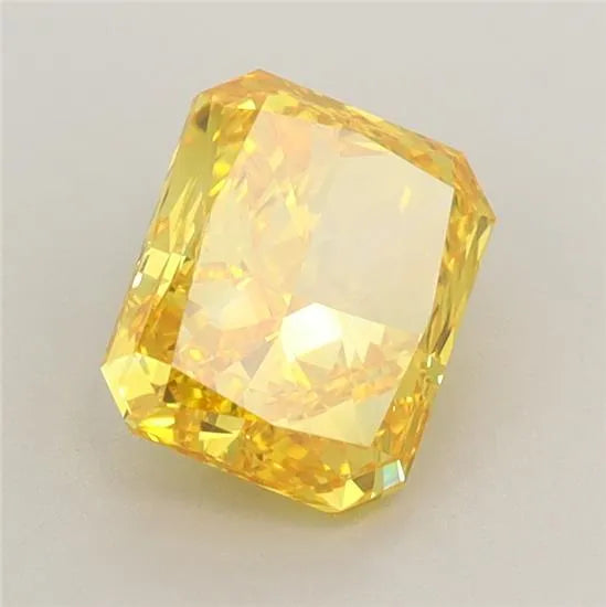 1.41ct Radiant Lab Grown Diamond (Colour Fancy Vivid Yellow, Clarity VVS2, IGI Certified)