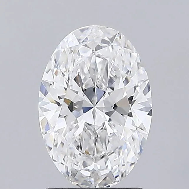 1.48ct Oval Lab Grown Diamond (Colour D, Clarity VVS2, IGI Certified)