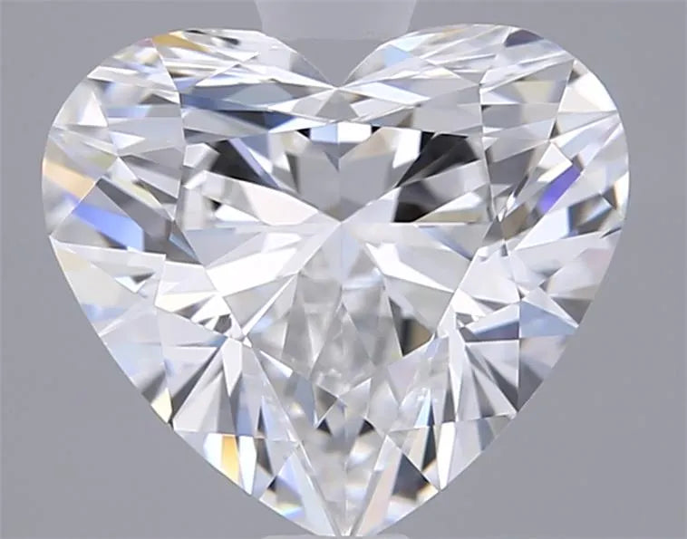 1.51ct Heart Lab Grown Diamond (Colour D, Clarity VVS1, IGI Certified)