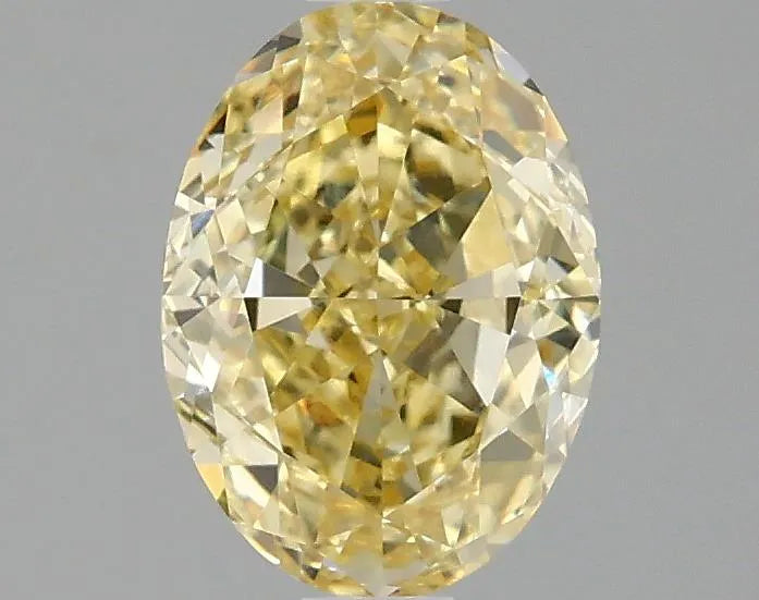 1.51ct Oval Lab Grown Diamond (Colour Fancy Intense Yellow, Clarity VS1, IGI Certified)