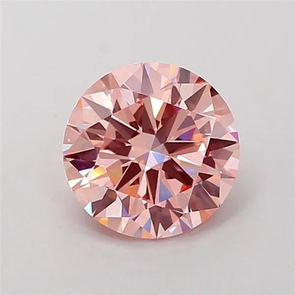 1.51ct Round Lab Grown Diamond (Colour Fancy Intense Pink, Clarity VS1, Cut EX, IGI Certified)