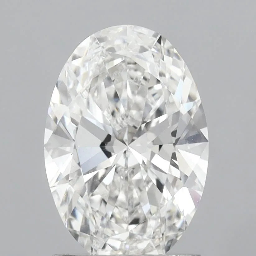 1.57ct Oval Lab Grown Diamond (Colour F, Clarity VVS2, IGI Certified)