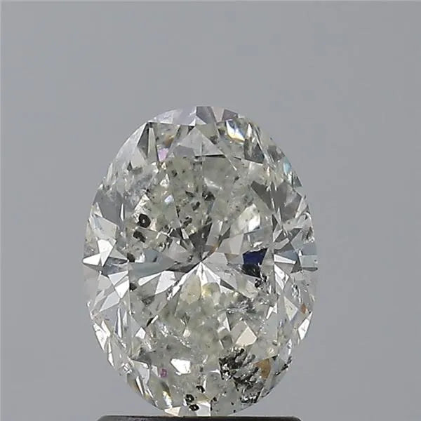 1.61ct Oval Natural Diamond (Colour H, Clarity I1, Cut VG, IGI Certified)