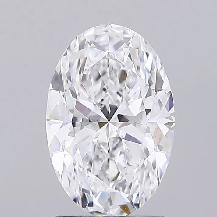1.70ct Oval Lab Grown Diamond (Colour D, Clarity VS2, IGI Certified)