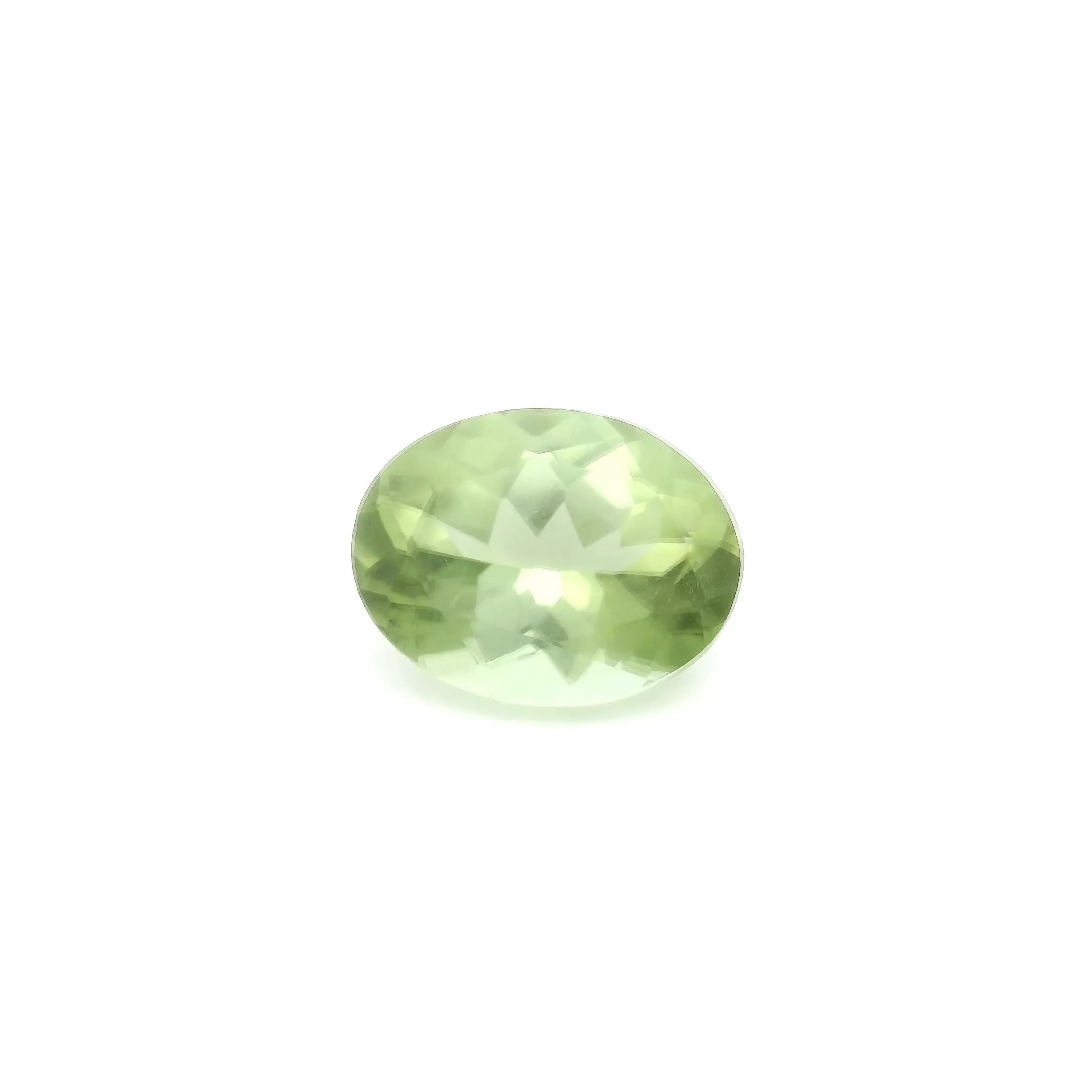 1.81ct Oval Natural Tourmaline (Colour Green, Clarity Eye Clean, Cut Faceted)