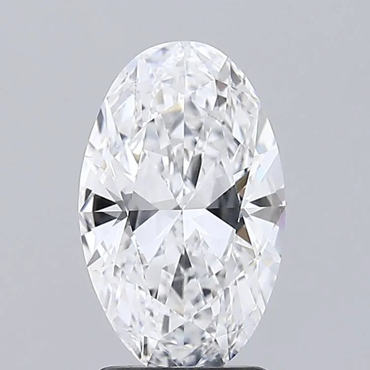 2.00ct Oval Lab Grown Diamond (Colour D, Clarity VS1, IGI Certified)