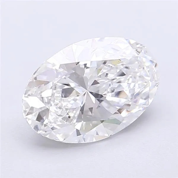 2.00ct Oval Lab Grown Diamond (Colour D, Clarity VS1, IGI Certified)