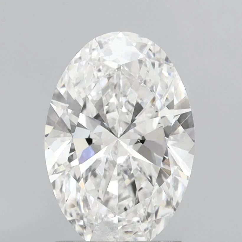 2.00ct Oval Lab Grown Diamond (Colour D, Clarity VS1, IGI Certified)