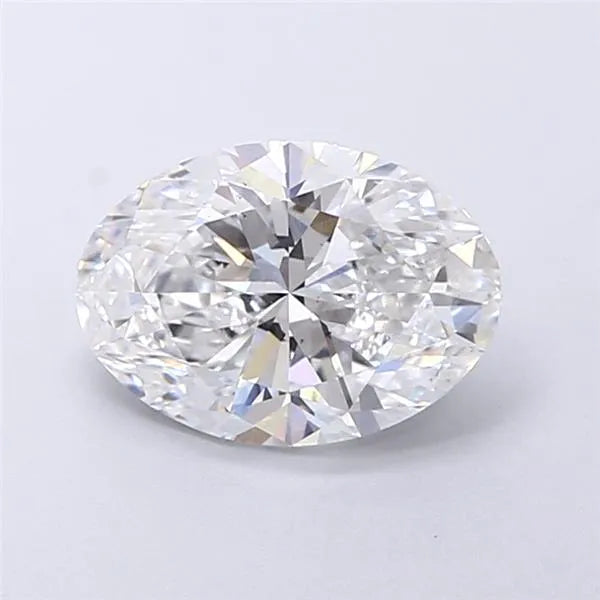 2.00ct Oval Lab Grown Diamond (Colour D, Clarity VS2, IGI Certified)
