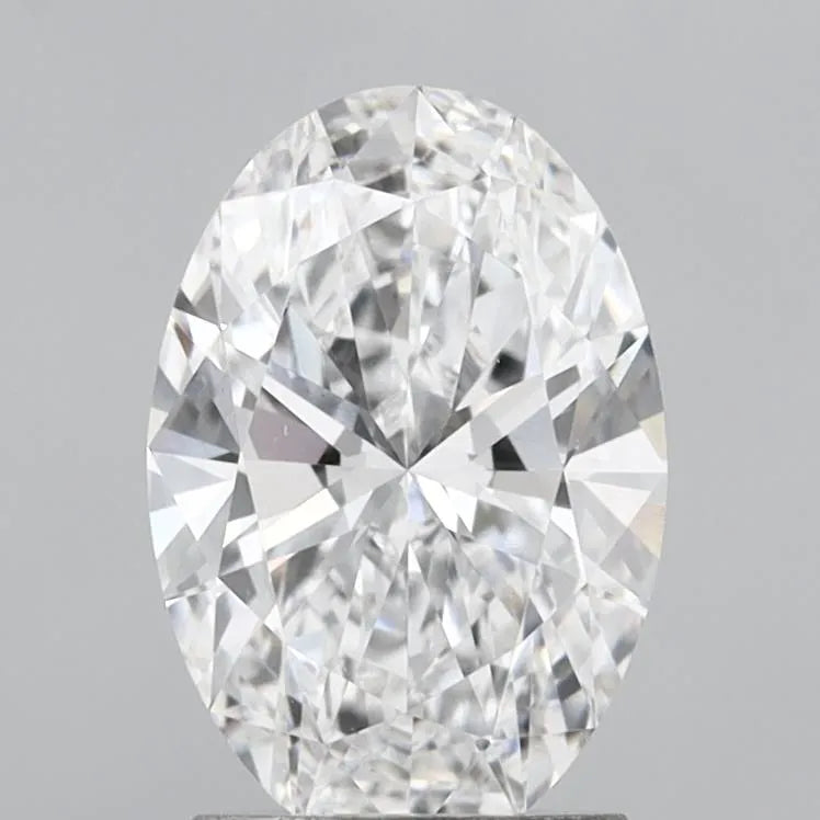 2.01ct Oval Lab Grown Diamond (Colour D, Clarity VS1, IGI Certified)
