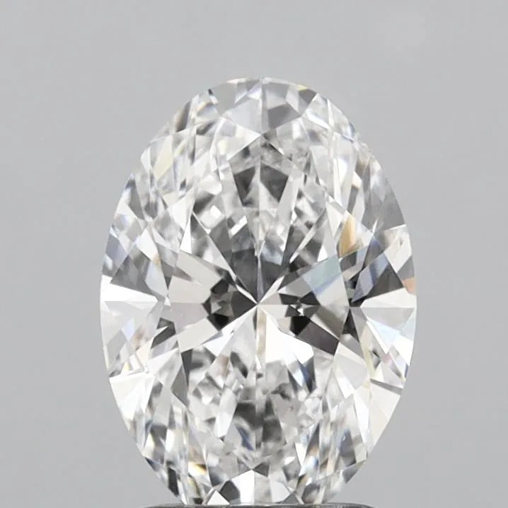 2.01ct Oval Lab Grown Diamond (Colour E, Clarity VS2, IGI Certified)