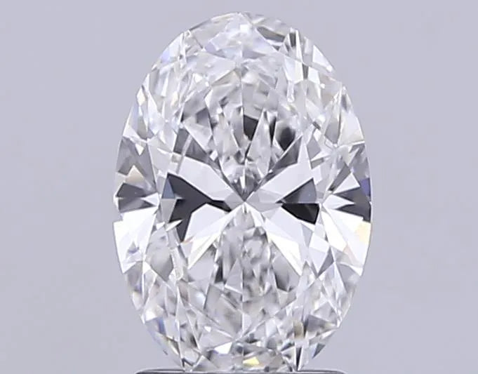 2.02ct Oval Lab Grown Diamond (Colour D, Clarity SI1, IGI Certified)