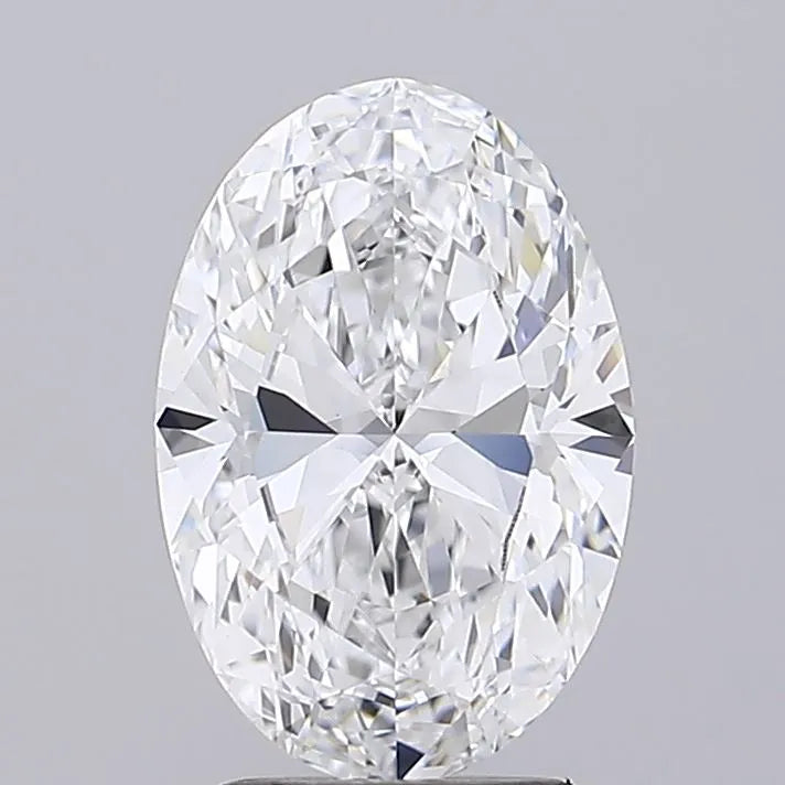2.02ct Oval Lab Grown Diamond (Colour E, Clarity VVS1, IGI Certified)