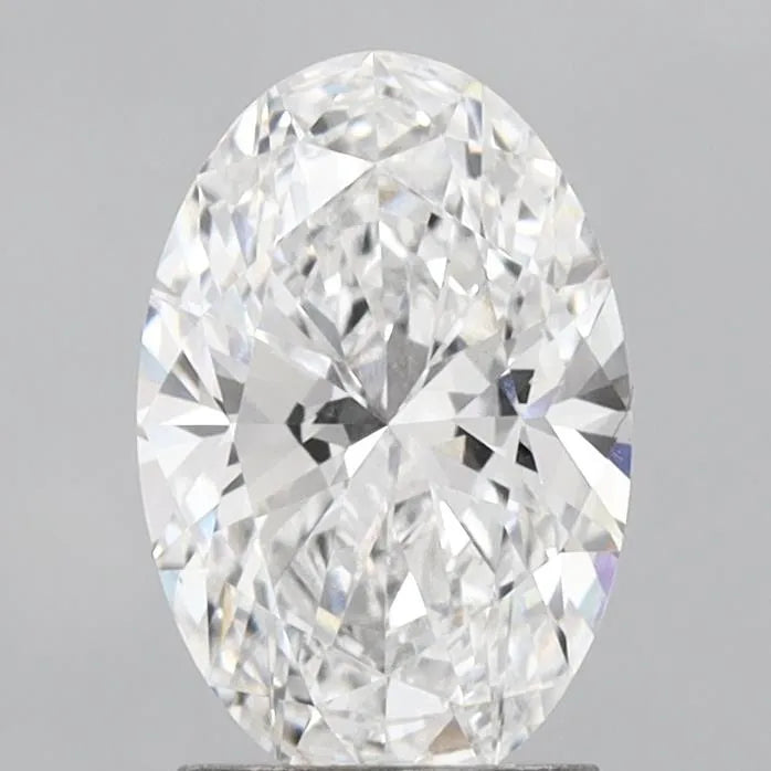 2.03ct Oval Lab Grown Diamond (Colour E, Clarity VVS2, IGI Certified)