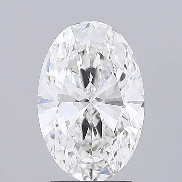 2.03ct Oval Lab Grown Diamond (Colour F, Clarity VVS2, IGI Certified)