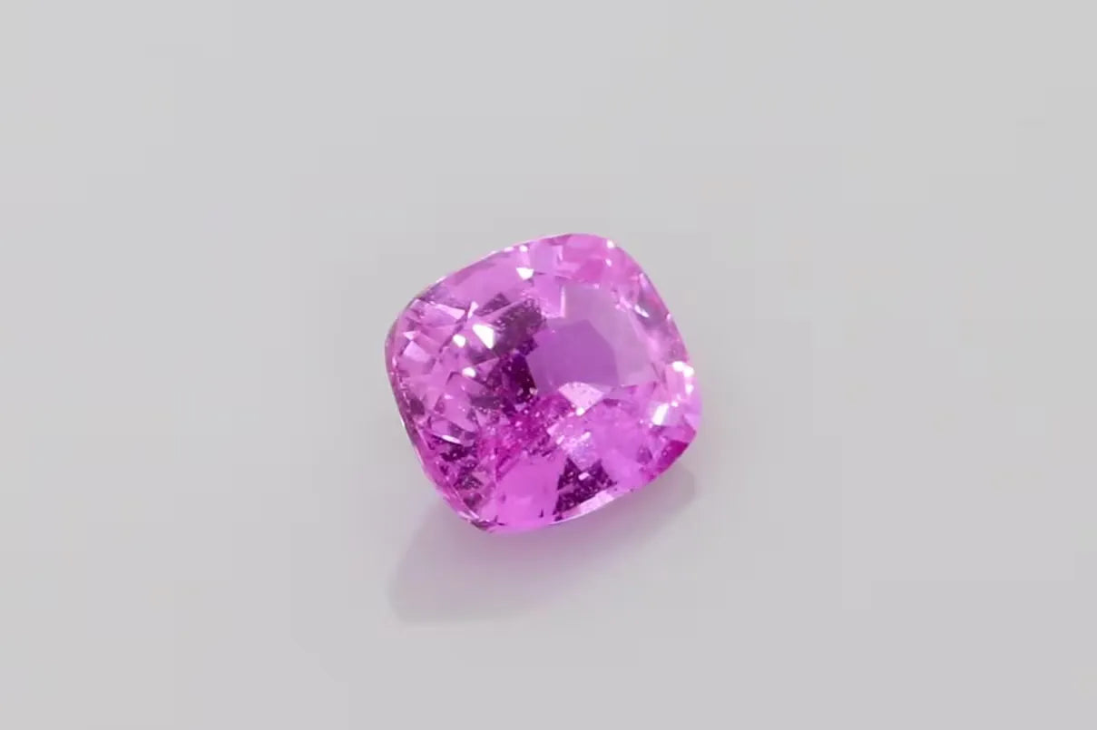 2.04ct Cushion Natural Sapphire (Colour Pink, Clarity Eye Clean, Cut Faceted)