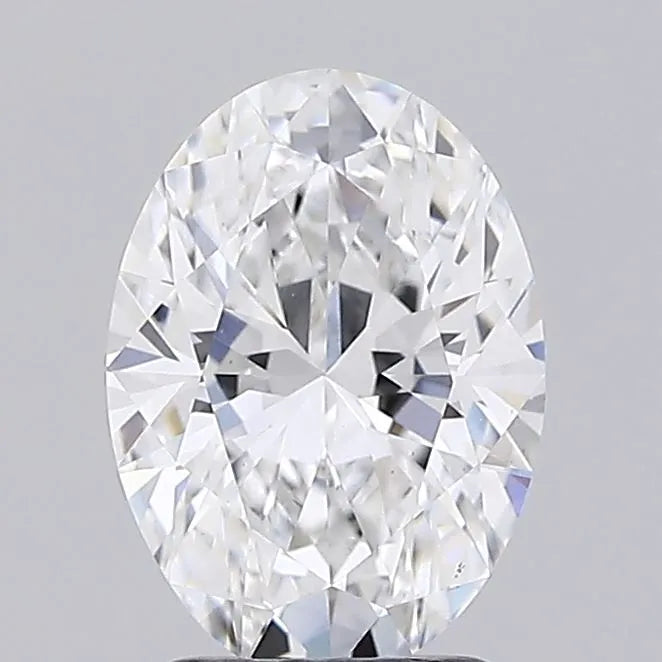 2.04ct Oval Lab Grown Diamond (Colour D, Clarity VS1, IGI Certified)