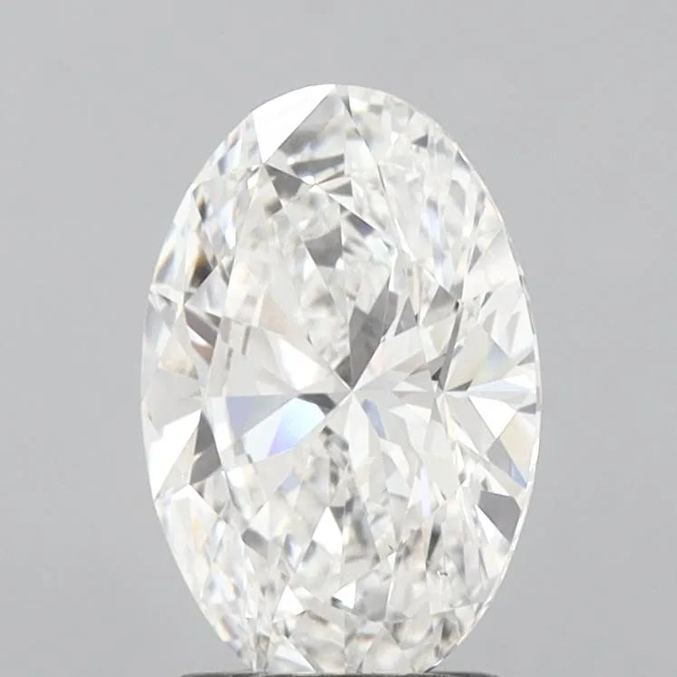 2.04ct Oval Lab Grown Diamond (Colour E, Clarity VS2, IGI Certified)