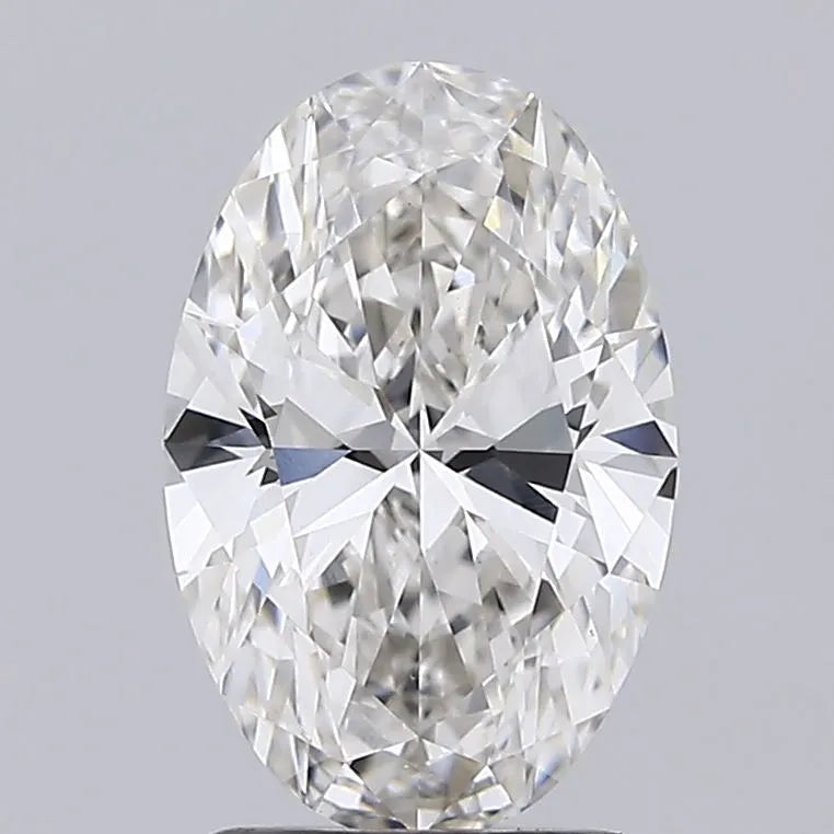 2.05ct Oval Lab Grown Diamond (Colour G, Clarity VS1, IGI Certified)