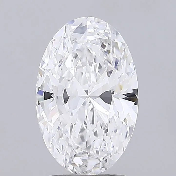 2.07ct Oval Lab Grown Diamond (Colour D, Clarity VS1, IGI Certified)
