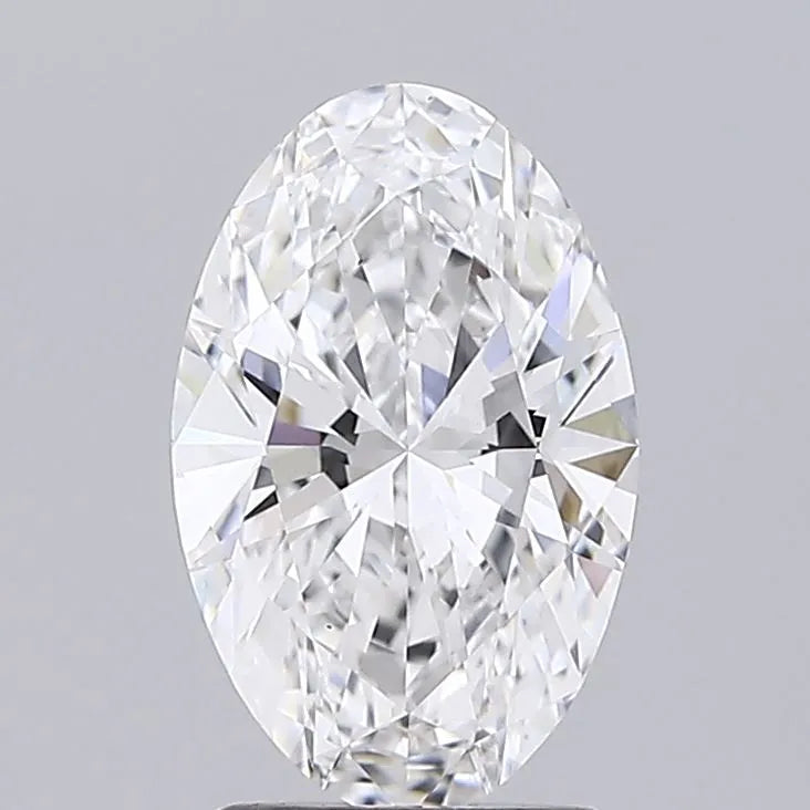 2.10ct Oval Lab Grown Diamond (Colour D, Clarity VS1, IGI Certified)