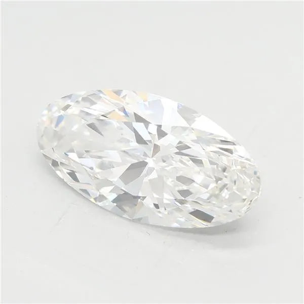 2.10ct Oval Lab Grown Diamond (Colour E, Clarity VVS2, IGI Certified)