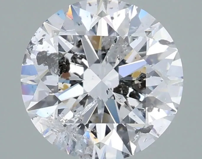 2.12ct Round Natural Diamond (Colour F, Clarity I1, Cut EX, IGI Certified)